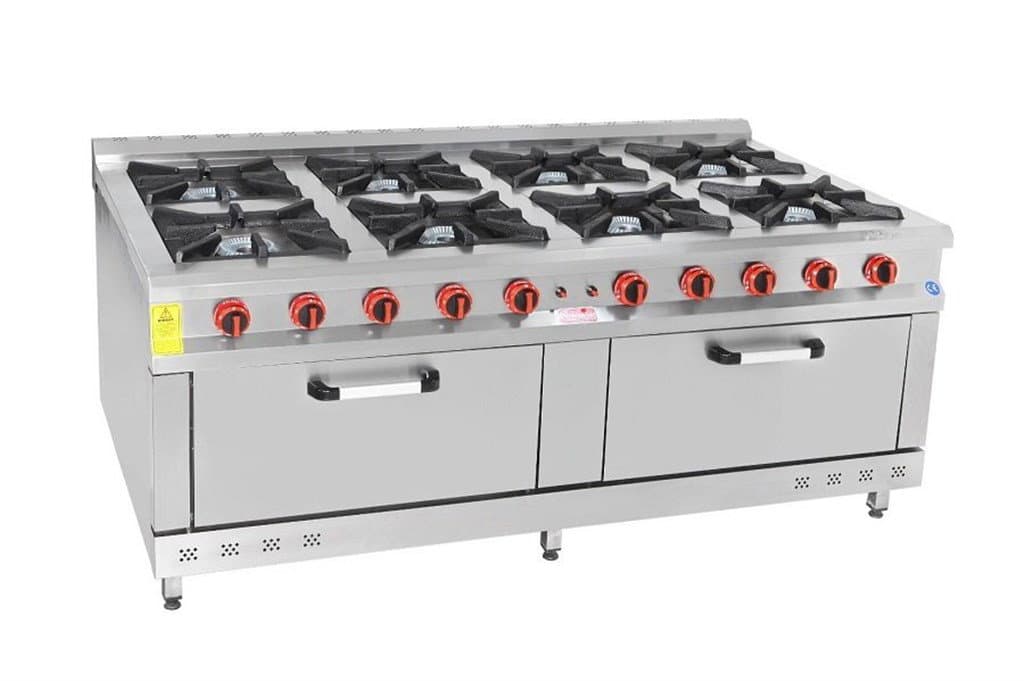 Himaksan 200x100x85 Cm 8'li Kuzine 2 Fırınlı Gazlı