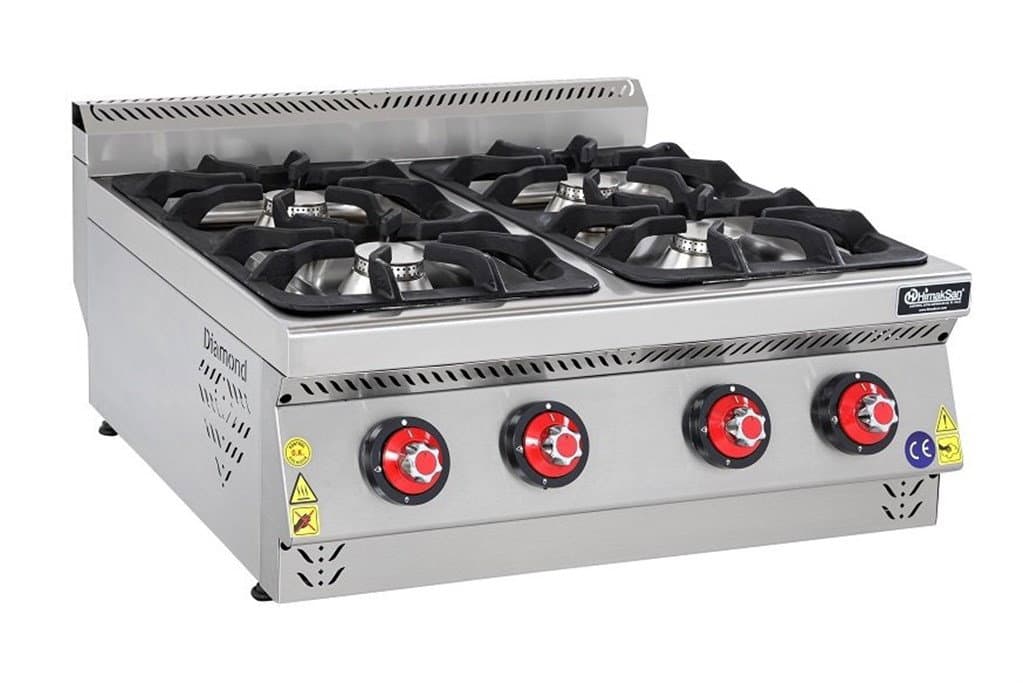 Himaksan 4'lü Ocak Set Üstü Gazlı 80x70x30 Cm