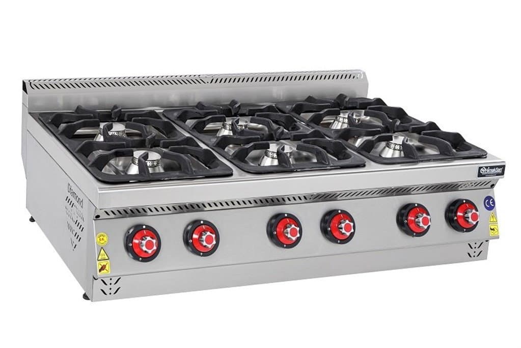 Himaksan 6'lı Ocak Set Üstü Gazlı 120x70x35 Cm