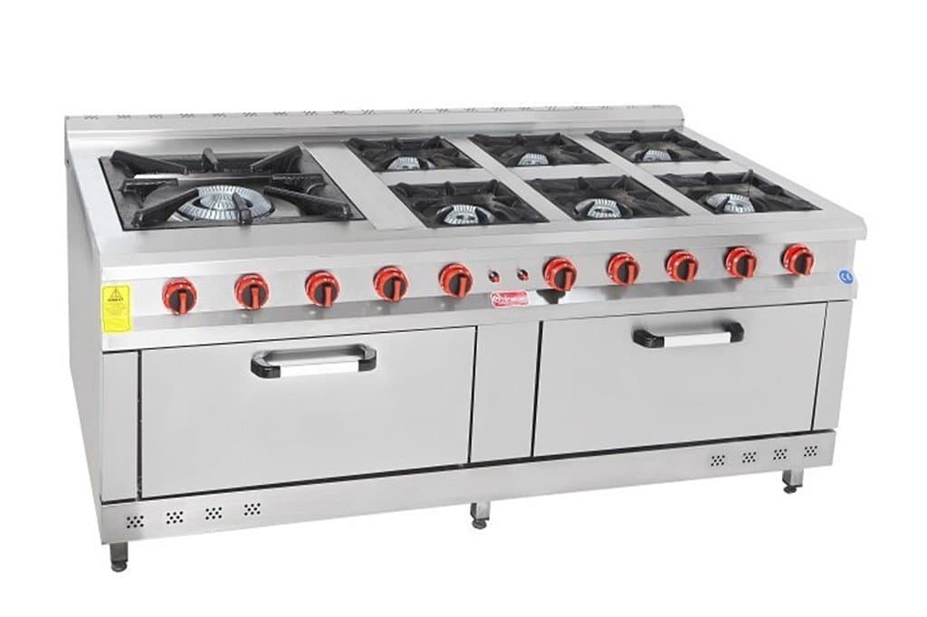 Himaksan Gazlı 200x100x85 Cm 6'lı Kuzine 2 Fırınlı