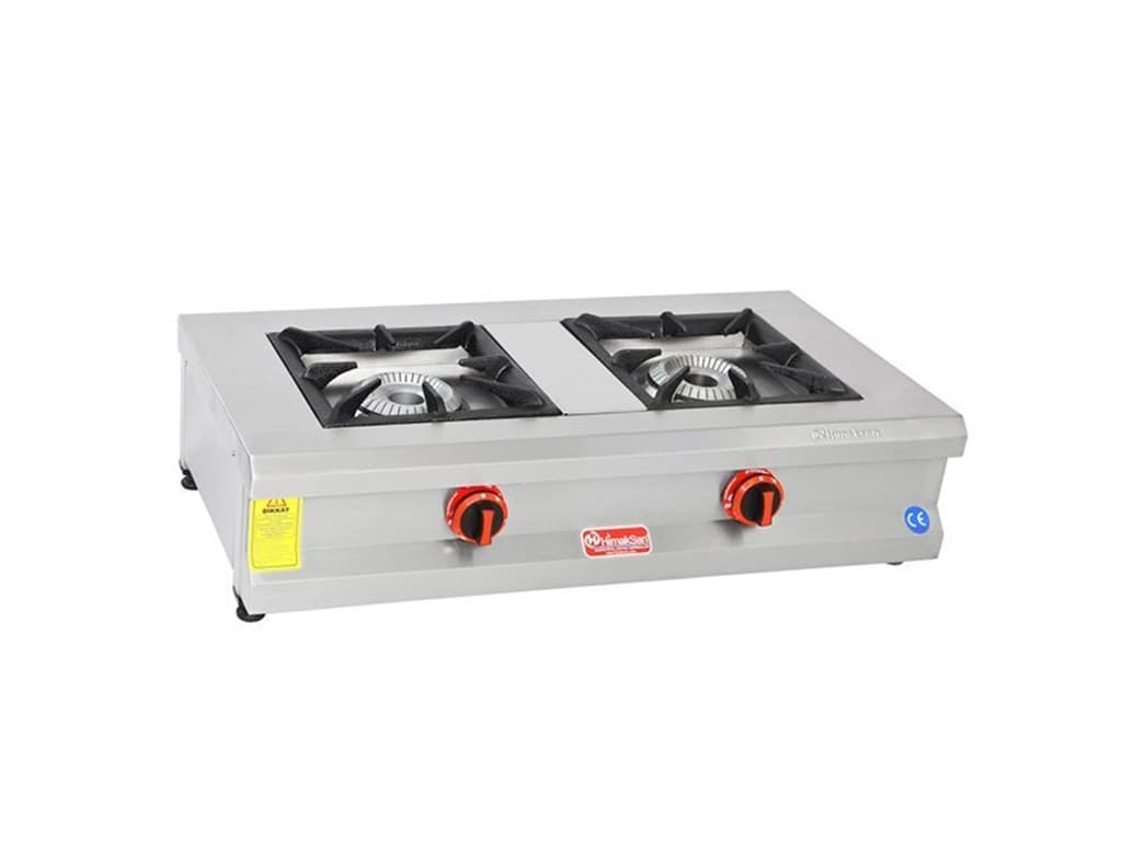 Himaksan Gazlı ve Lpg'li CE Belgeli 2'li Set Üstü Ocak