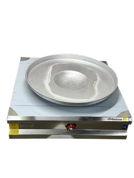 Paslanmaz Tantuni Ocağı 100*100 Tepsi Dahil -Doğalgaz Ce