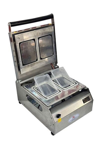 Sönmez Vakum 190*144 Çiftli Tabak Kapatma Makinesi