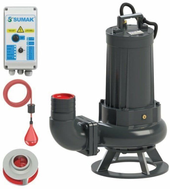 SUMAK SDTB 75/4 FOSEPTİK DALGIÇ POMPASI 140 m³/h