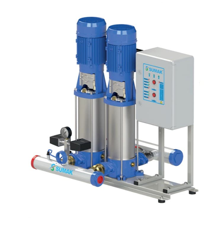  SHTPD16 B 750/14 ÇİFT POMPALI ÇARK VE DİFİZÖRLÜ HİDROFOR