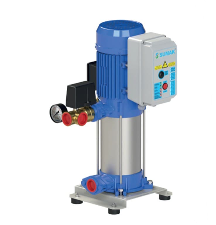 SHM12 A-300/6 DÜŞEY MİLLİ KADEMELİ TEK POMPA HİDROFOR