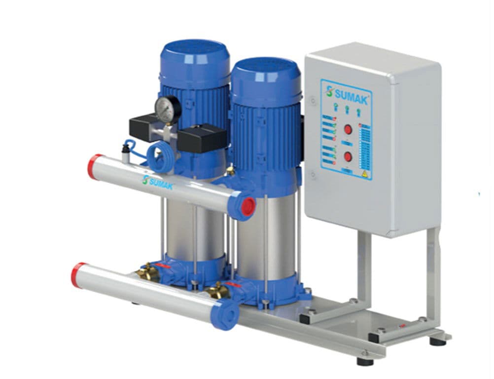 SHT 16B 850/8 FK ÇİFT POMPALI FREKANS KONTRÖLLÜ HİDROFOR 