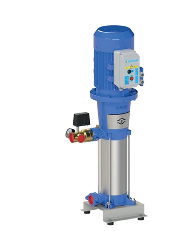 SHT34A1500/7 DÜŞEY MİLLİ KADEMELİ TEK POMPALI HİDROFOR