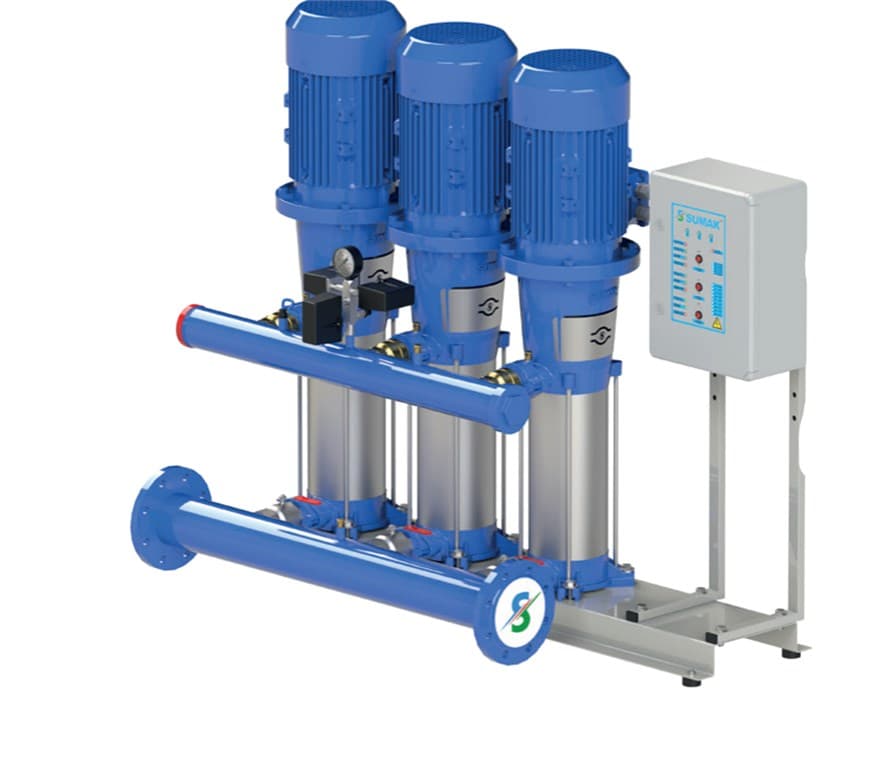 SHT34C1500/7 DÜŞEY MİLLİ KADEMELİ TEK POMPALI HİDROFOR