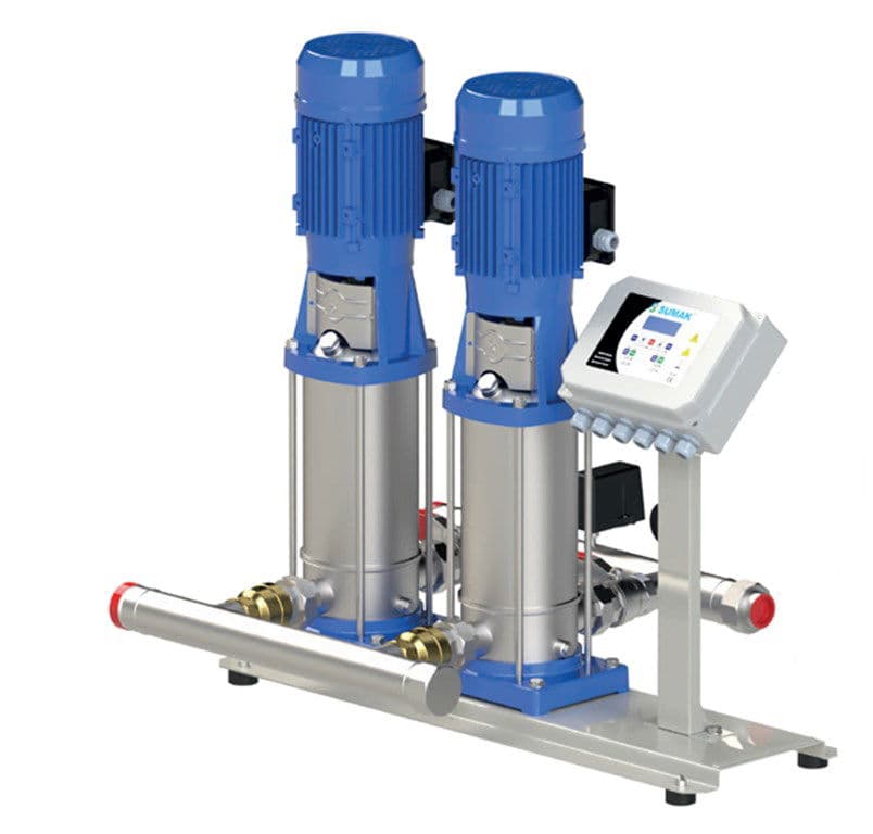  SHTPD16B 750/14 SMART ÇARK VE DİFÜZÖRLÜ ÇİFT POMPA HİDROFOR