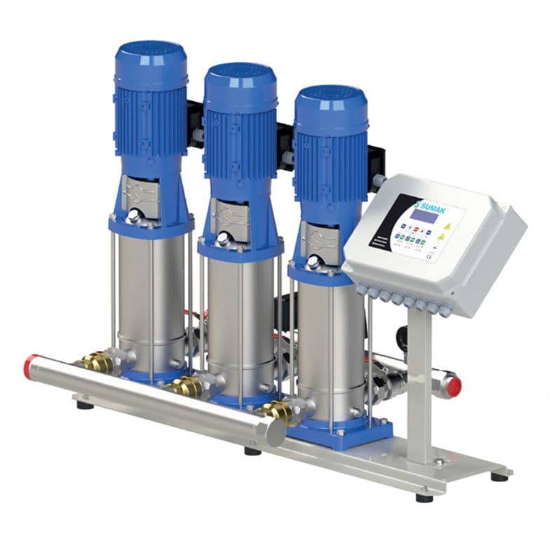  SHTPD16C 750/14 SMART ÇARK VE DİFÜZÖRLÜ ÜÇ POMPA HİDROFOR