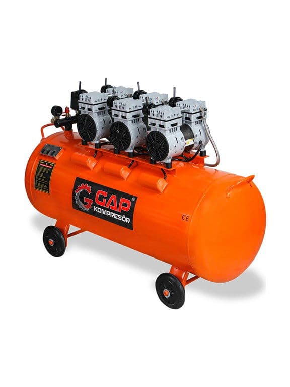 GAP GPS 750X3 200 L Sessiz ve Yağsız Hava Kompresörü