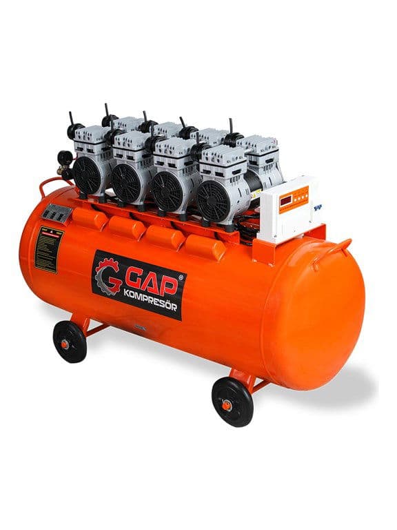 GAP GPS750x4 200 L Sessiz ve Yağsız Hava Kompresörü