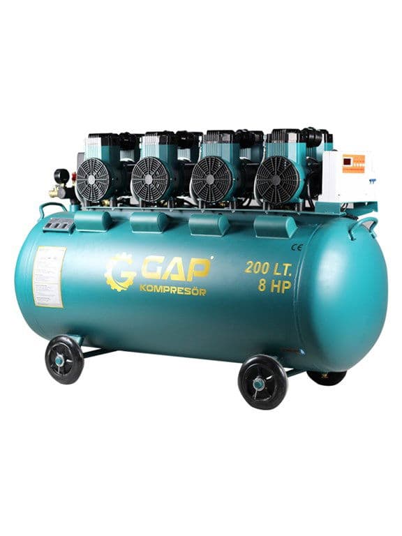 GAP Gpy1500X4 200 L Yüksek Emişli Yağsız Hava Kompresör