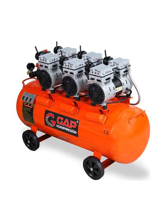 GAP GPS750x3 100 L Sessiz ve Yağsız Hava Kompresörü