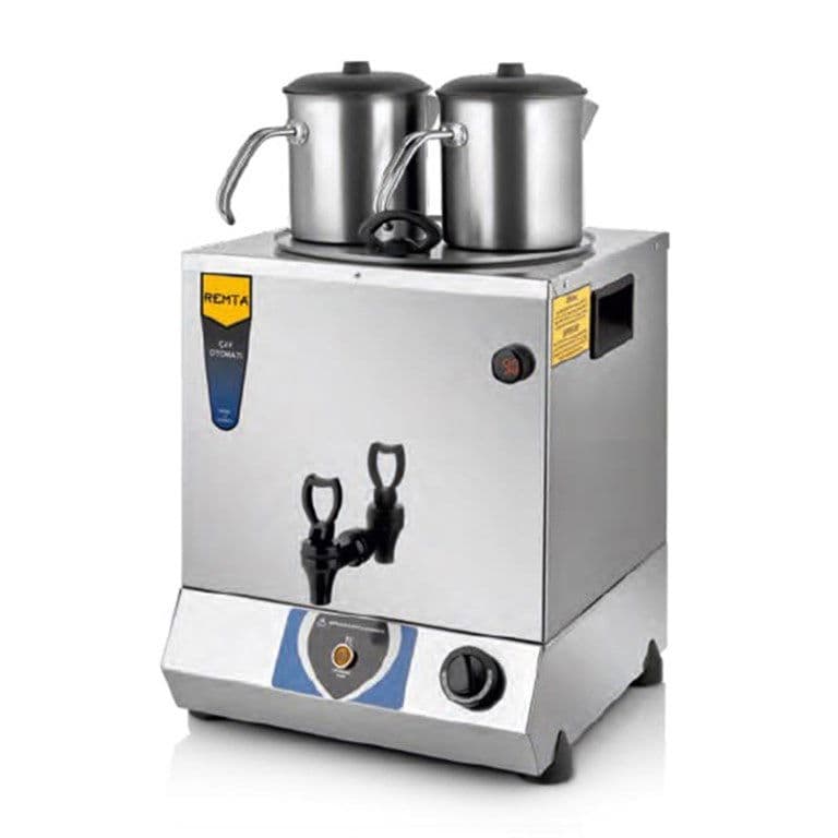 Remta TT02 Pleytsiz Çift Demlikli Çay Makinesi, 17 L