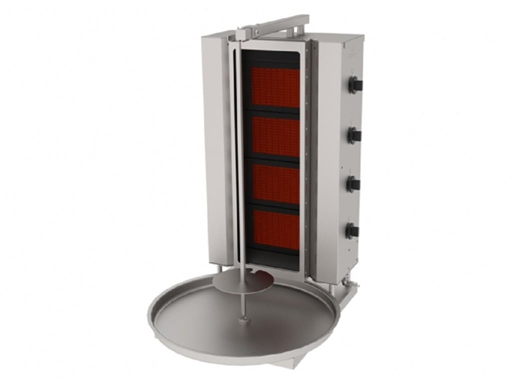 Atalay ADGC - 4 S Gazlı Camlı Sabit Döner Makinesi