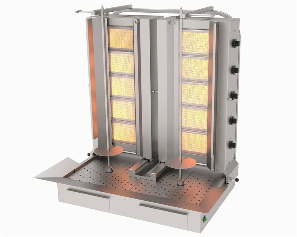 ADG-5-5A Gazlı Alttan Motorlu Yan Yana Döner Makinesi