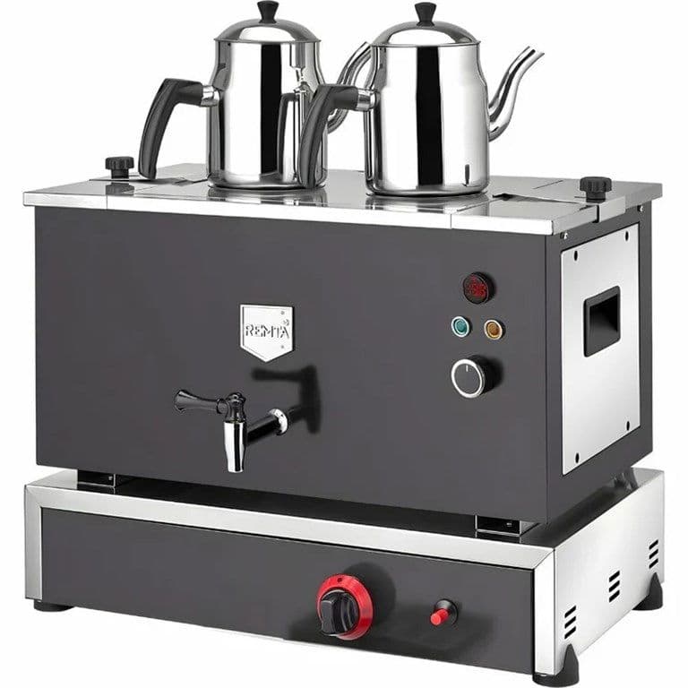 Remta Çift Cidar 2 Demlik Çay Ocağı 20L Gazlı+Elektrikli Ce