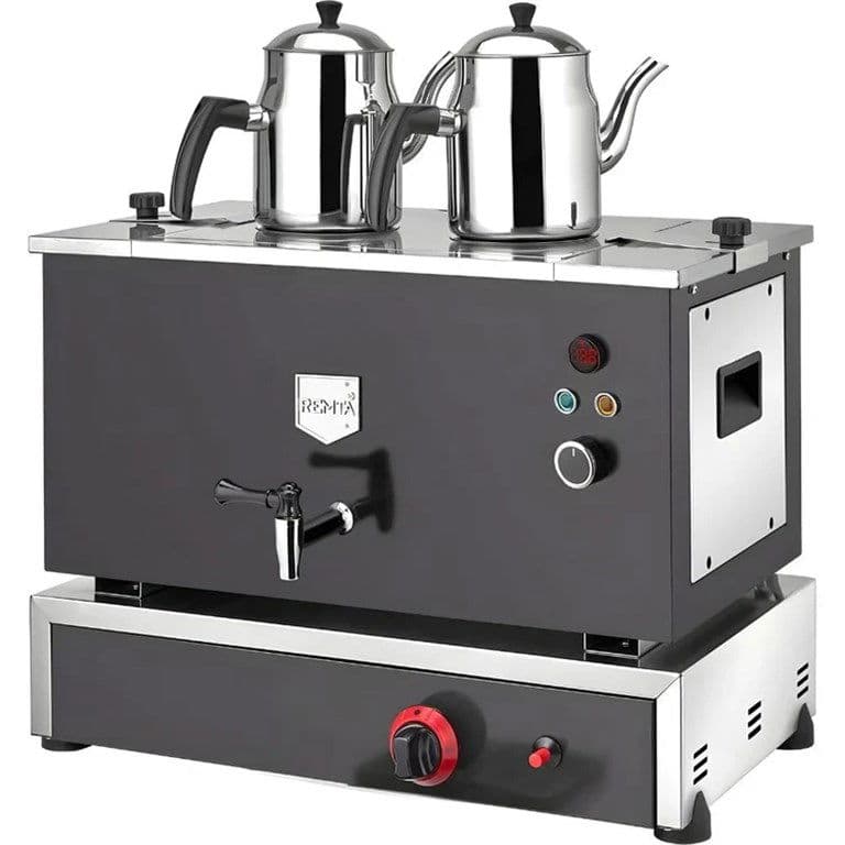 Remta Çift Cidar 3 Demlik Çay Ocağı 31L Gazlı+Elektrikli Ce