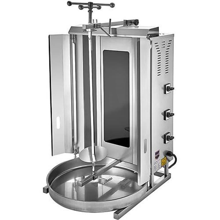 SD12 3'Lü Elektrikli Camlı Radyan Motorsuz Döner Ocağı