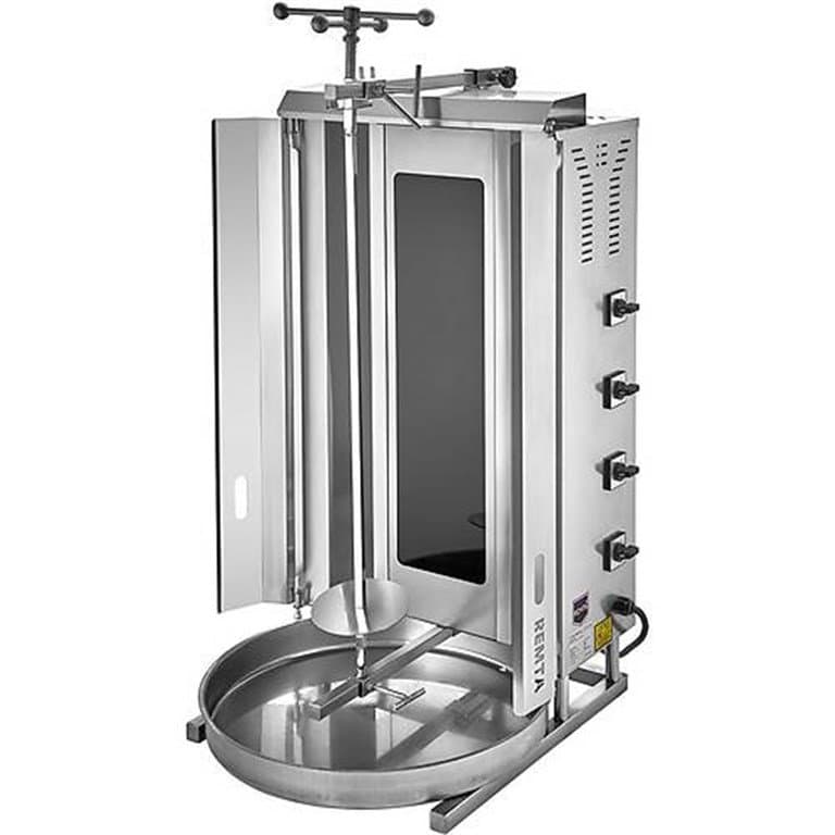 SD16 4'Lü Elektrikli Camlı Radyan Motorsuz Döner Ocağı