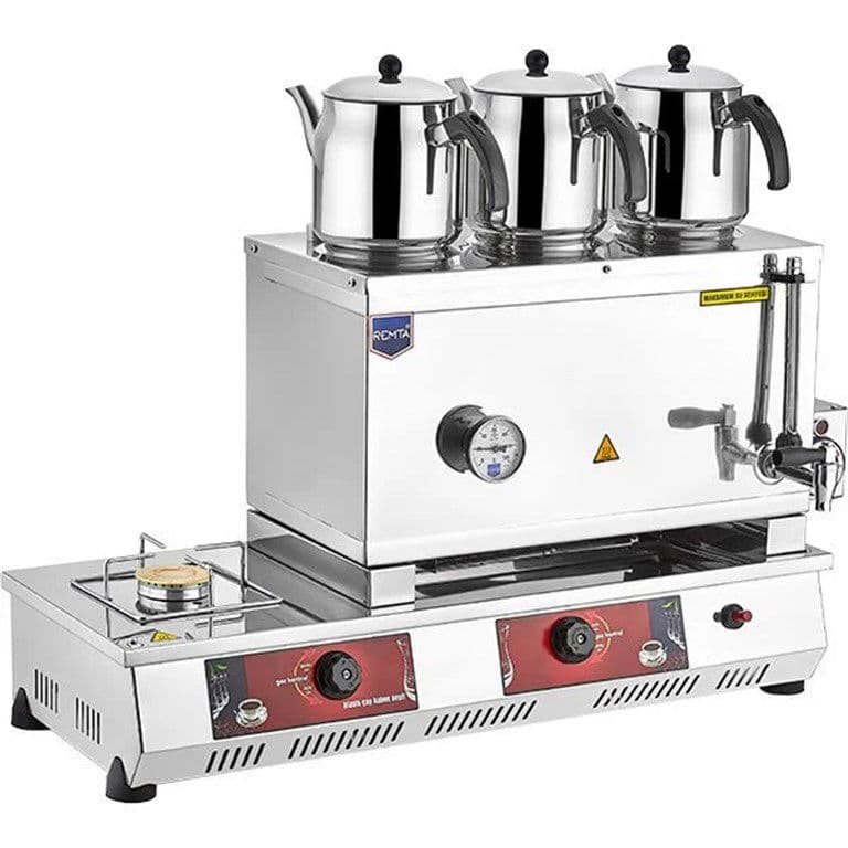 Remta 40 Model Çift Dem. Gazlı+Elk. 29 Lt Çay Ocağı