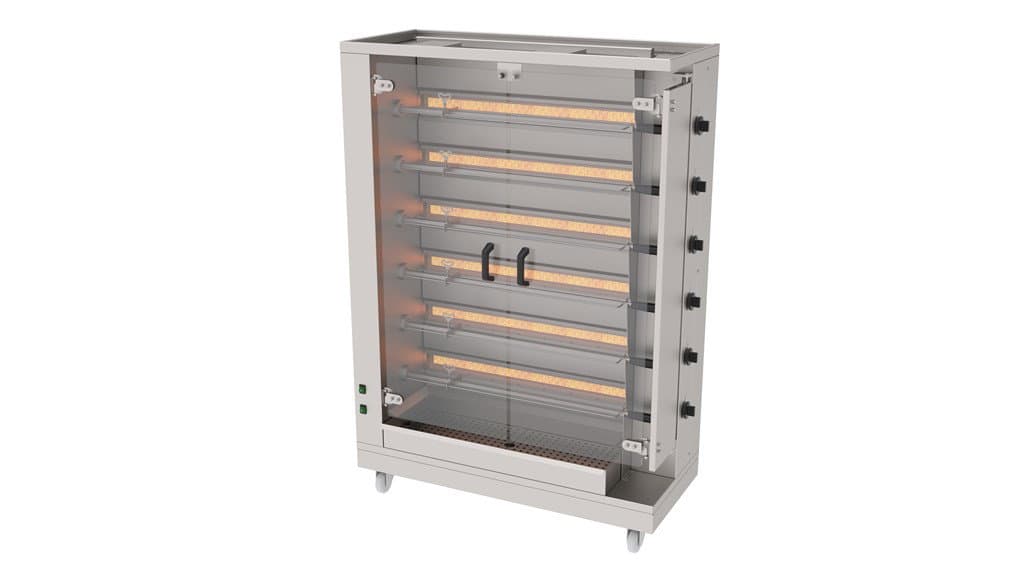 APMG-06 Doğalgazlı Piliç Çevirme Makinesi, 6 Şişli