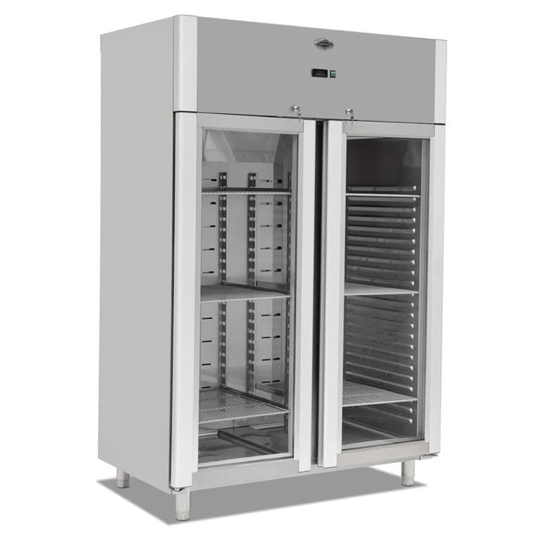 Empero Cam Kapı Dik Tip Buzdolabı Çift Kapılı