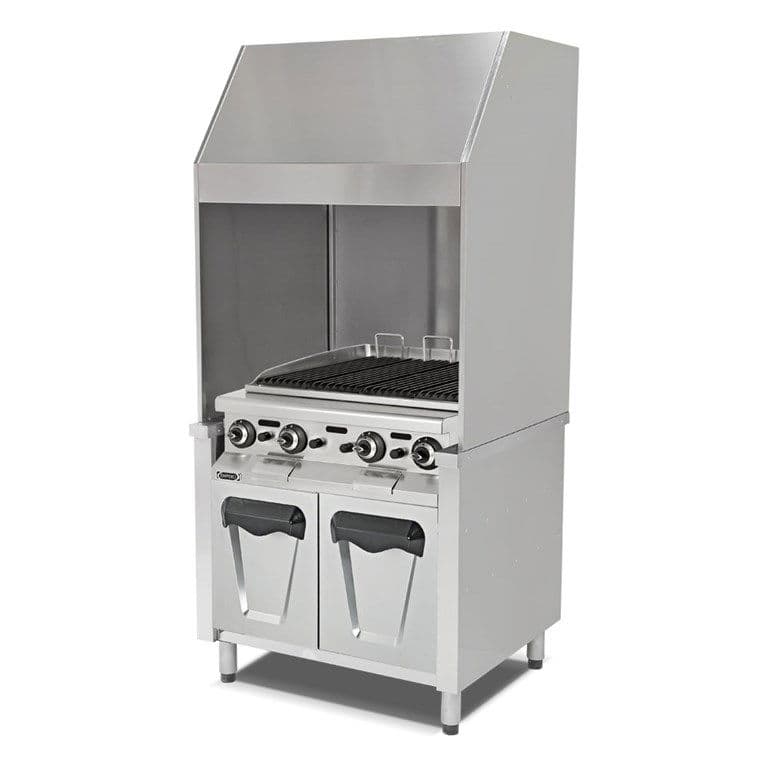 Empero Paslanmaz Duvar Tip Gazlı Sulu Izgara