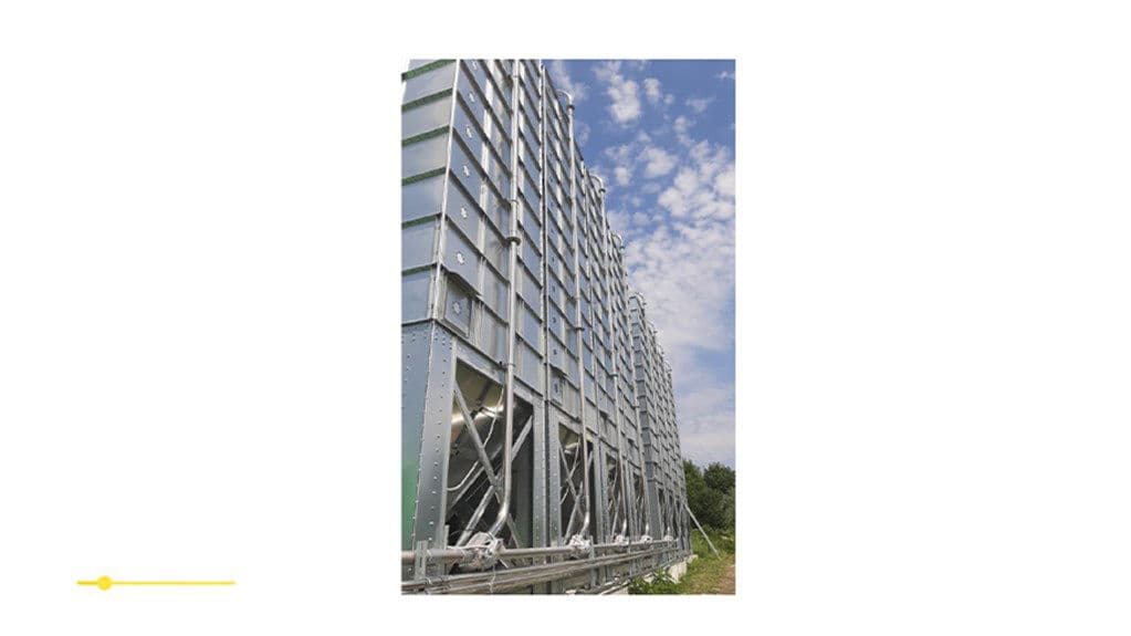 Modüler Hammadde Stoklama Silosu, 81,67 m³, H=12,25 m, SST