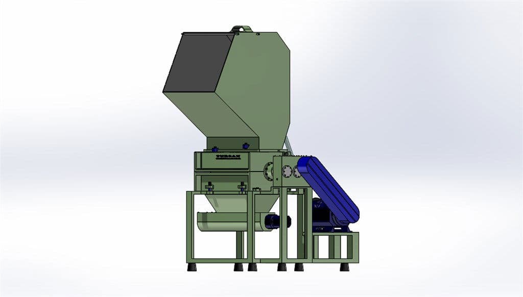 Tursan 160'Lık Plastik Kırma Makinesi