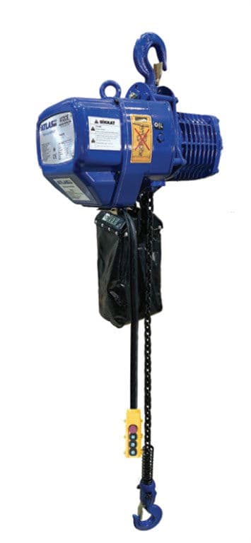 Atlas Pro 1 Ton 12 m Kapasiteli 4 Hareketli Vinç + Şaryo