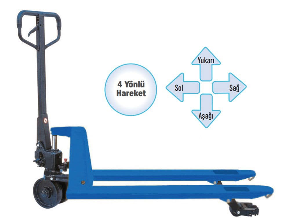 Atlas Pro 2.5 Ton ATTPH 2 Dört Yönlü Transpalet