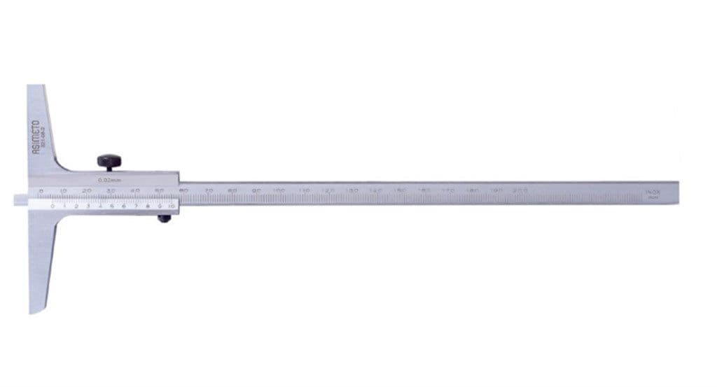 Asimeto 0-300 mm x 0.02 Mekanik Derinlik Kumpası