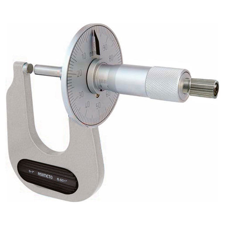 Asimeto 0-15 mm x 0.01 Mekanik Sac Mikrometre