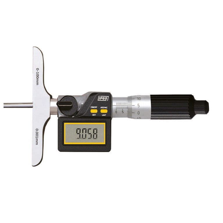 Asimeto 0-300 x 0.01 mm Dijital Derinlik Mikrometre