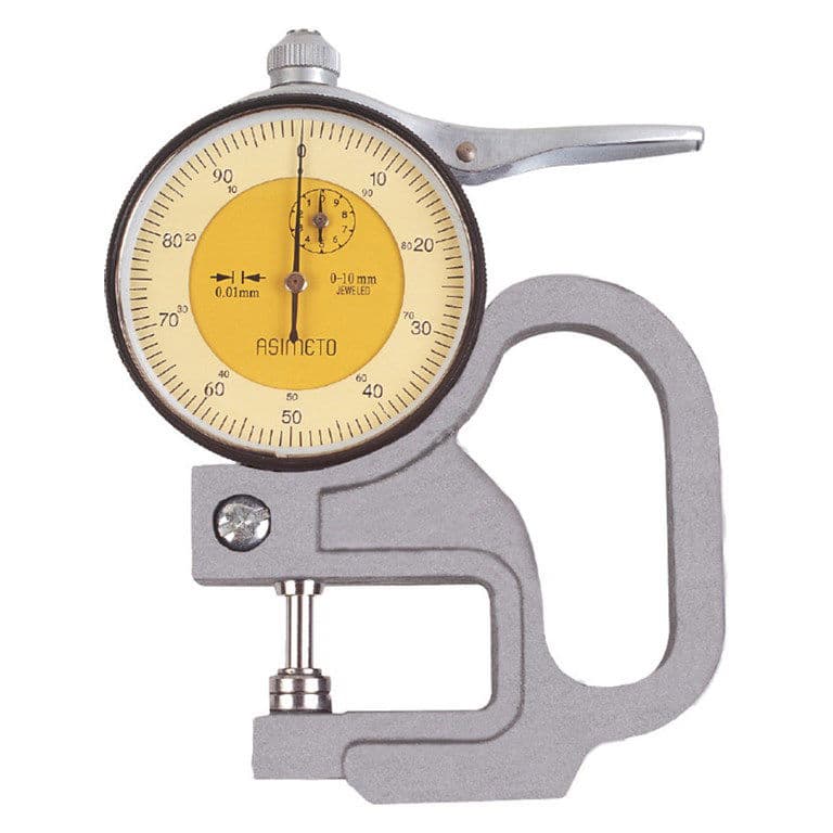 Asimeto 0-10 mm x 0.01 x 120 Saatli Kalınlık Komparatörü