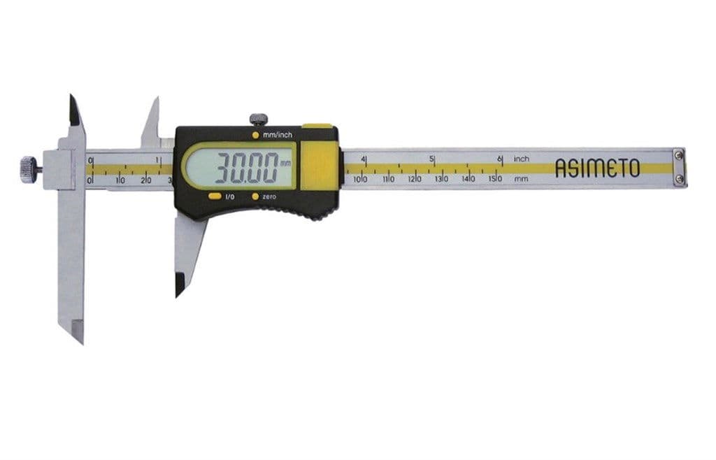 Asimeto 0-300 mm x 0.01 Ayarlanabilir Çeneli Dijital Kumpas