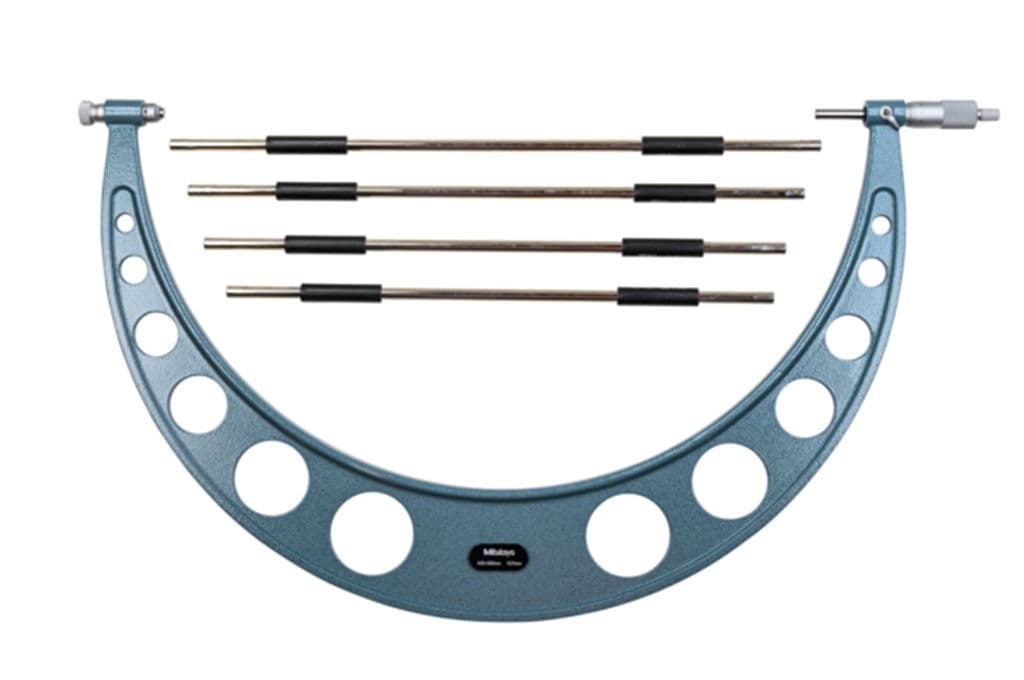 Mitutoyo Değiştirilebilir Uçlu Mikrometre Seti 400-500 mm