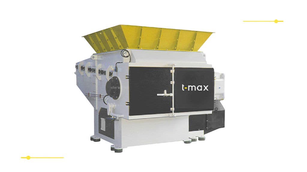 T-MAX 80 lık Tek Şaftlı Plastik Shredder Öğütücü Kapasite: 600-800 kg/h