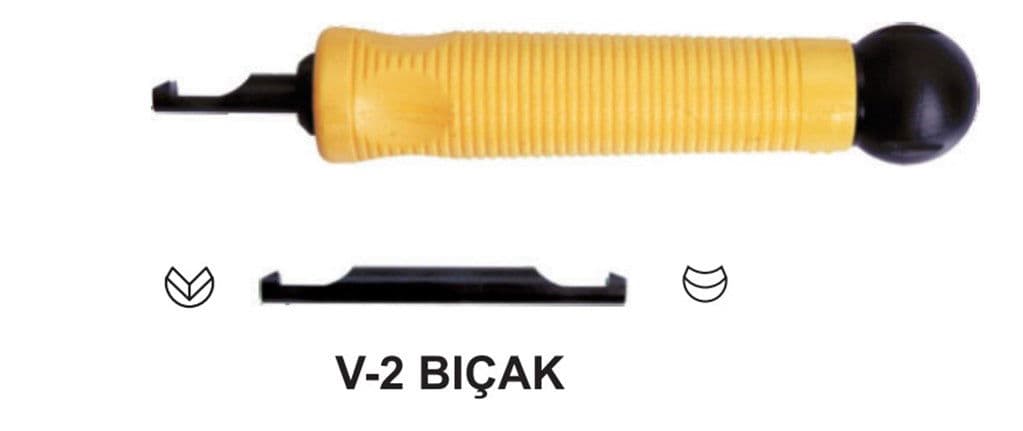 GRAT-EX Nervür / Çift Ağızlı Sac Raspa Seti