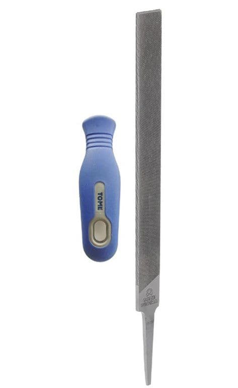 TOME 350 mm 14’’ Yuvarlak Kenarlı Saplı Kalın Dişli Mil Eğesi