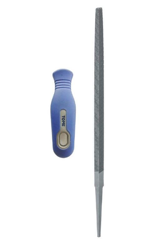 TOME 300 mm 12’’ Kare Ağızlı Saplı Kalın Dişli Eğe