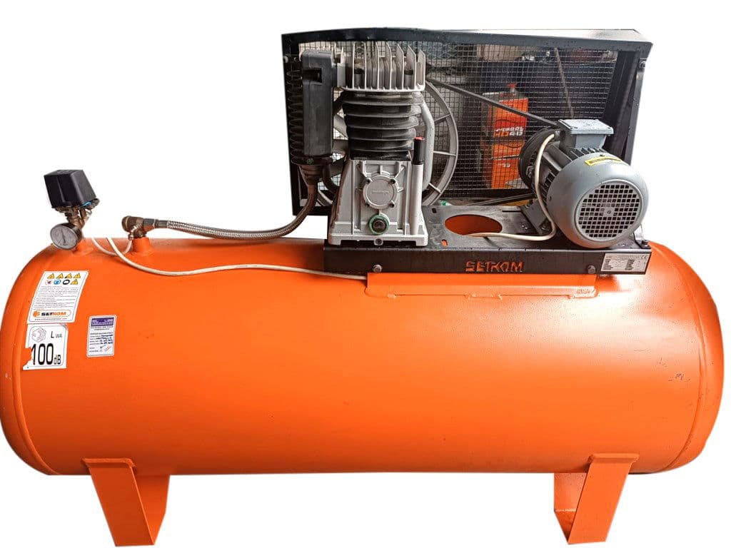 Setkom 500 lt 8 bar İtalyan Gövde 5.5 Hp Kompresör