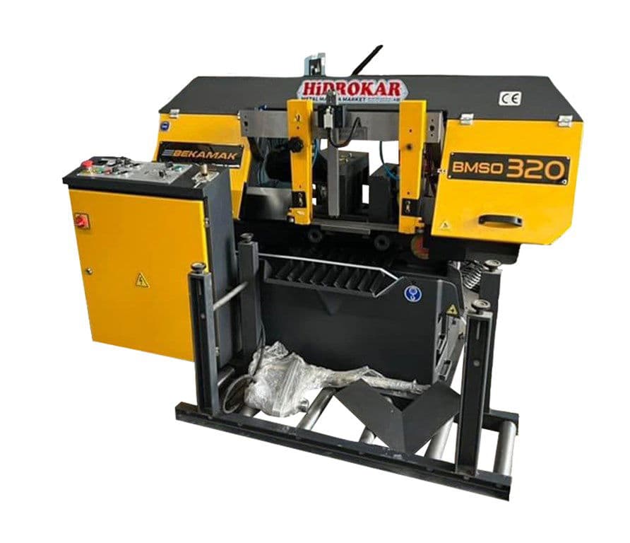 BEKAMAK BMSO 320 TAM OTOMATİK ŞERİT TESTERE TEZGAHI
