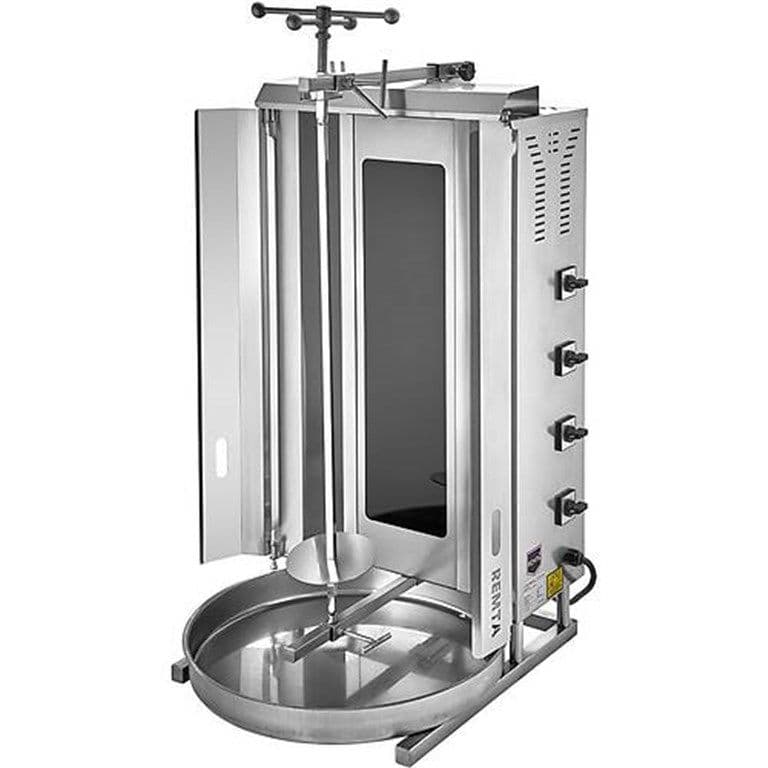 SD16 4'Lü Elektrikli Camlı Radyan Motorsuz Döner Ocağı