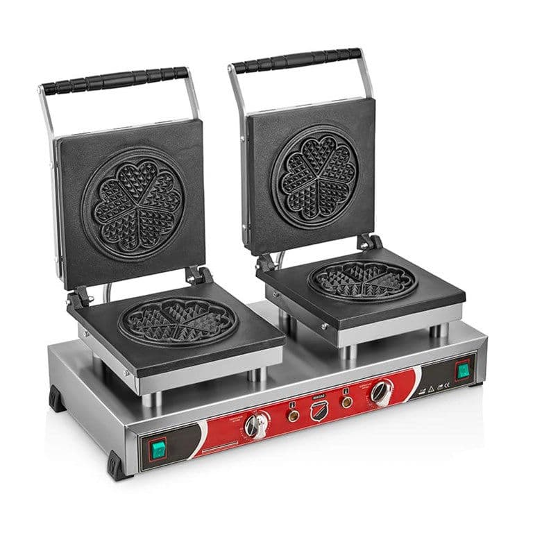 SILVERINOX ÇİFTLİ ÇİÇEK WAFFLE MAKİNESİ