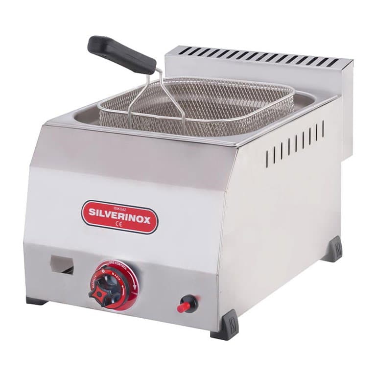 SILVERINOX 5 LİTRE FRİTÖZ GAZLI