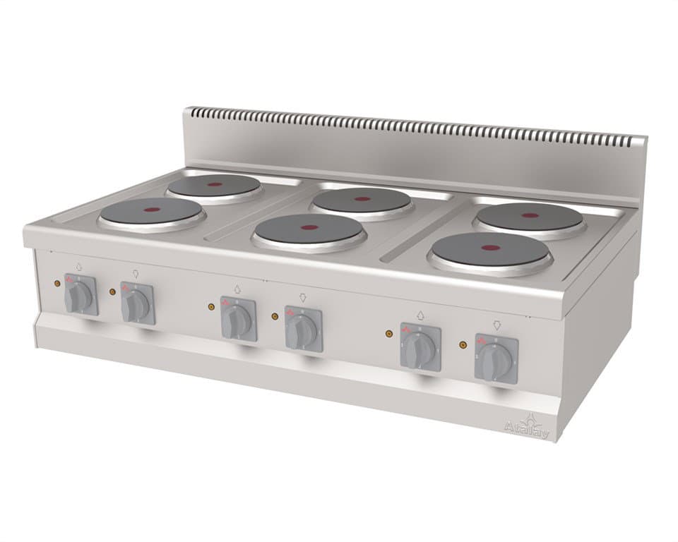 ATALAY 700 SERİSİ AEO - 1270 ELEKTRİKLİ OCAK 6'LI